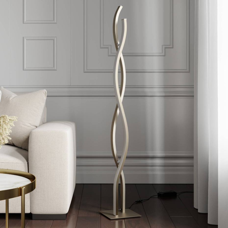 Lampadaire en aluminium moderneLED, Mairia