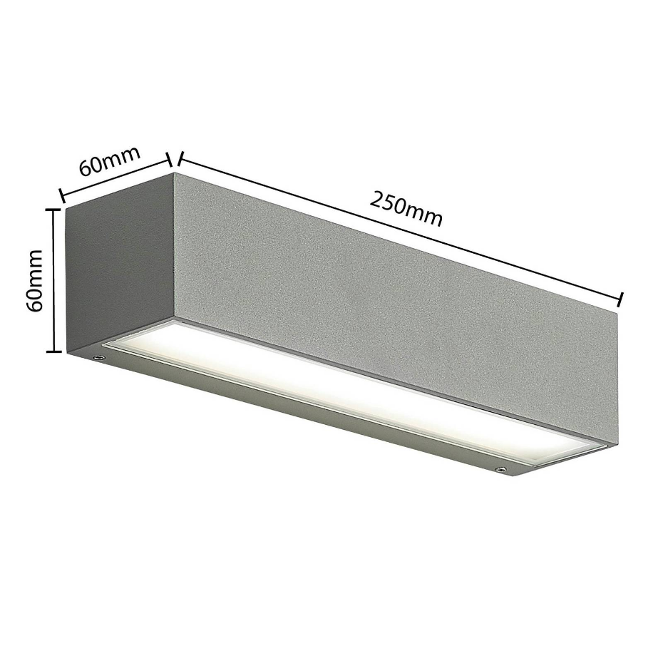 Applique extérieure en aluminium moderneLED