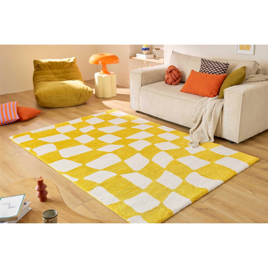 Tapis rectangulaire en polypropylène GROOVY