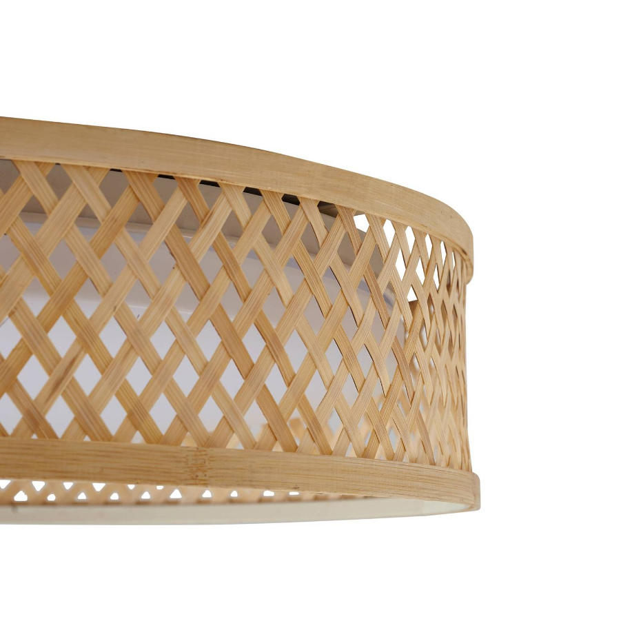 Plafonnier en bambou moderneLED, Eilif