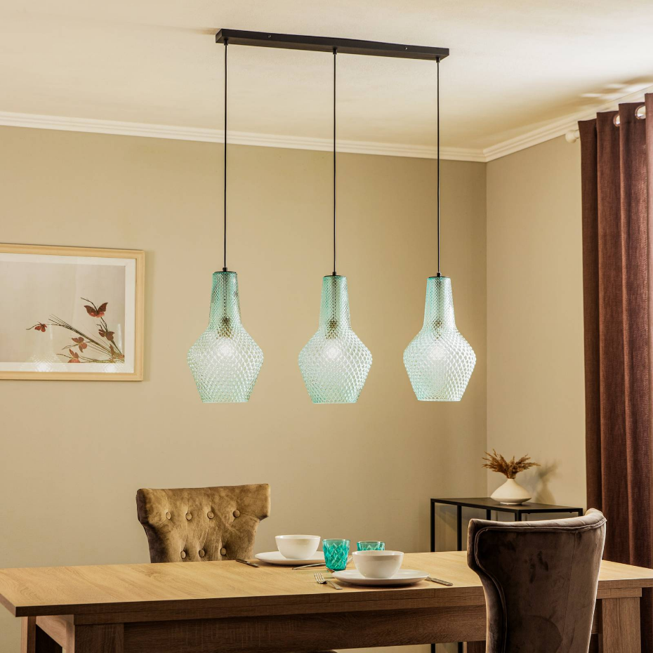 Suspension en verre vintage, Drakar