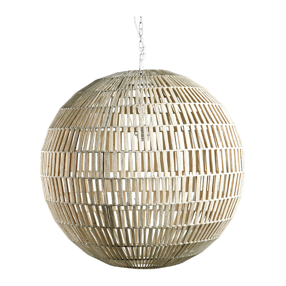 Suspension SPHERE en jute - Grand modèle