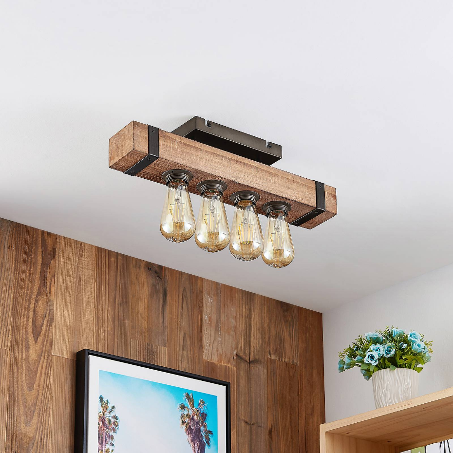 Plafonnier en bois traditionnel, Sverina