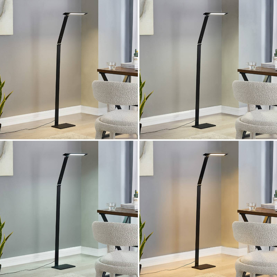 Lampadaire en aluminium moderneLED, Salome
