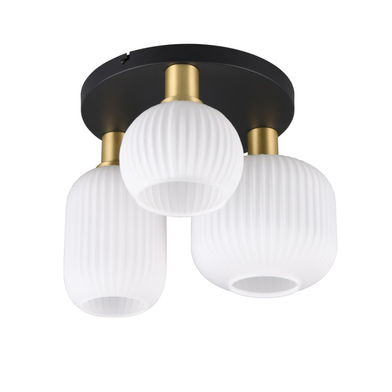 Plafonnier design en verre, D.39 , DIVA