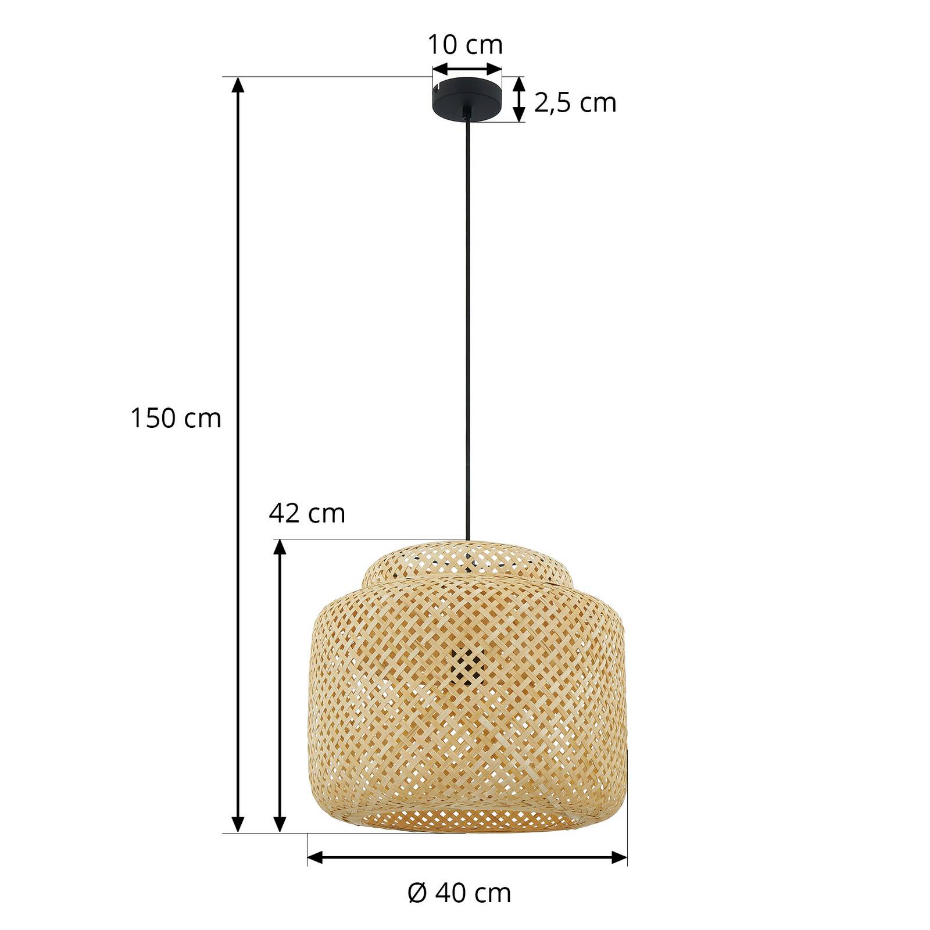 Suspension en bambou traditionnelle, Venora