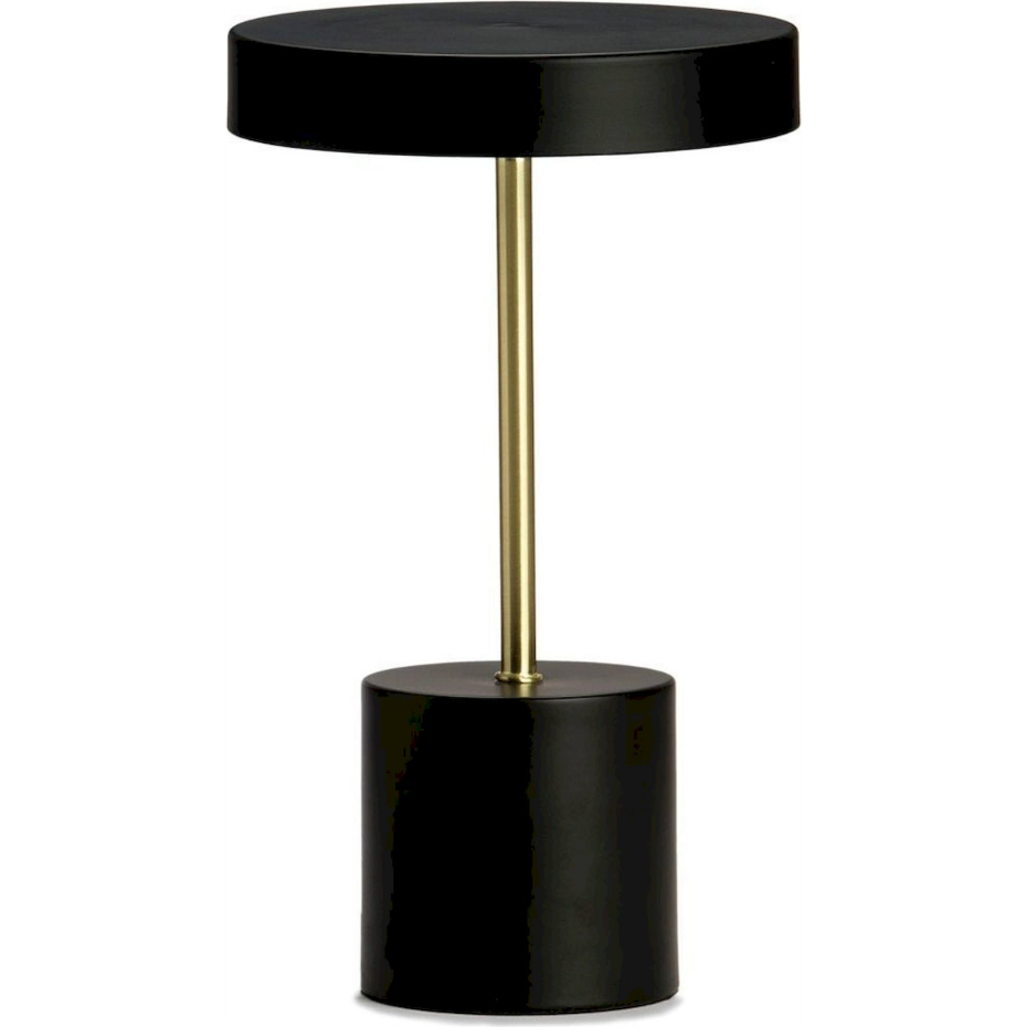 Lampe de table en métal style industriel forme ronde
