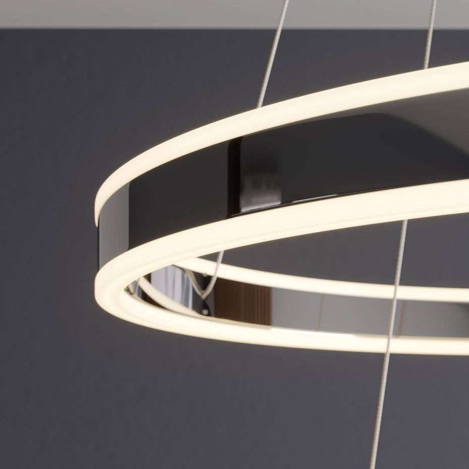 Suspension en métal moderneLED, Lyani