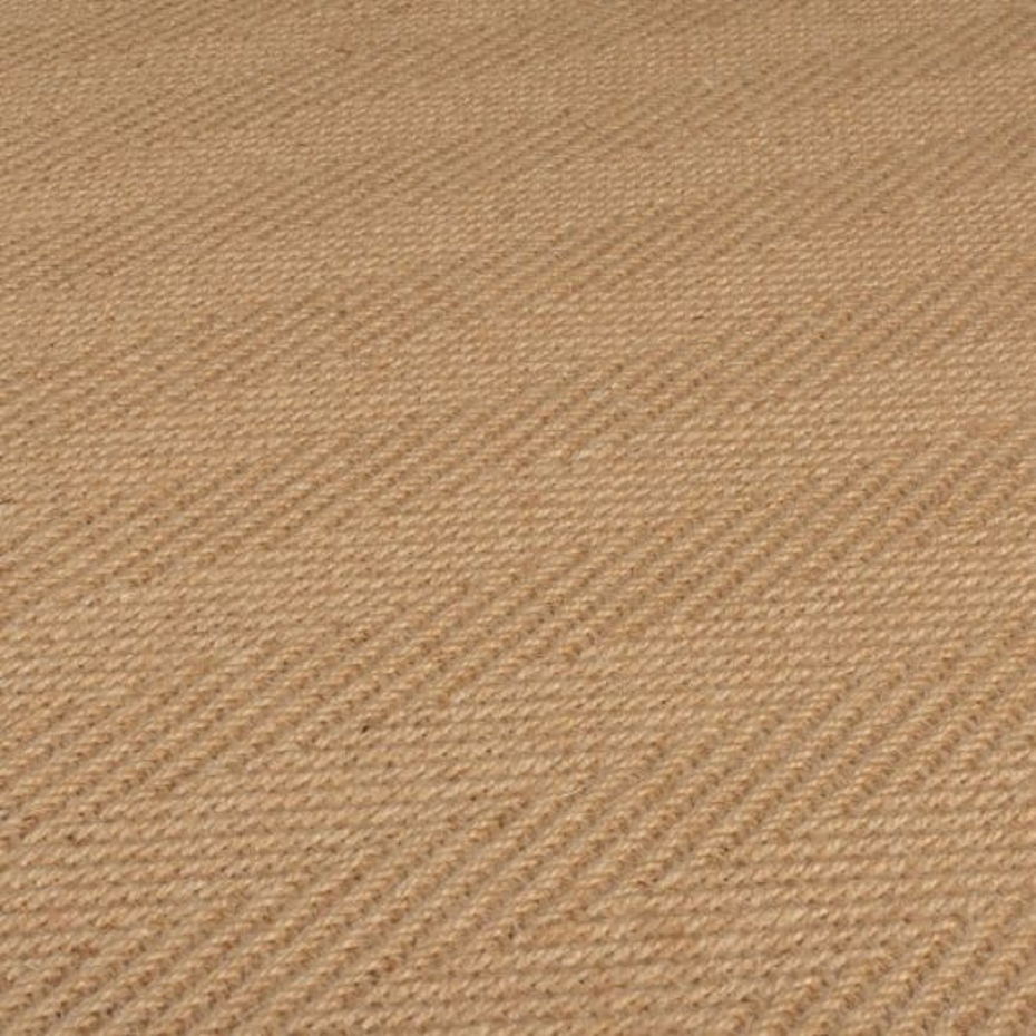 Tapis salon et chambre moderne en jute RIKA