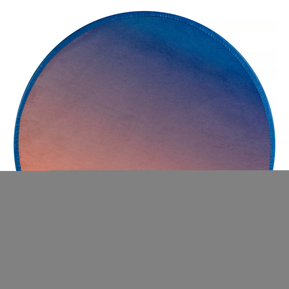 Abat-jour rond en velours pour applique murale MILLER