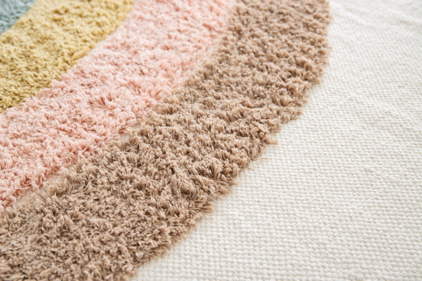Tapis enfant en coton RAINBOW