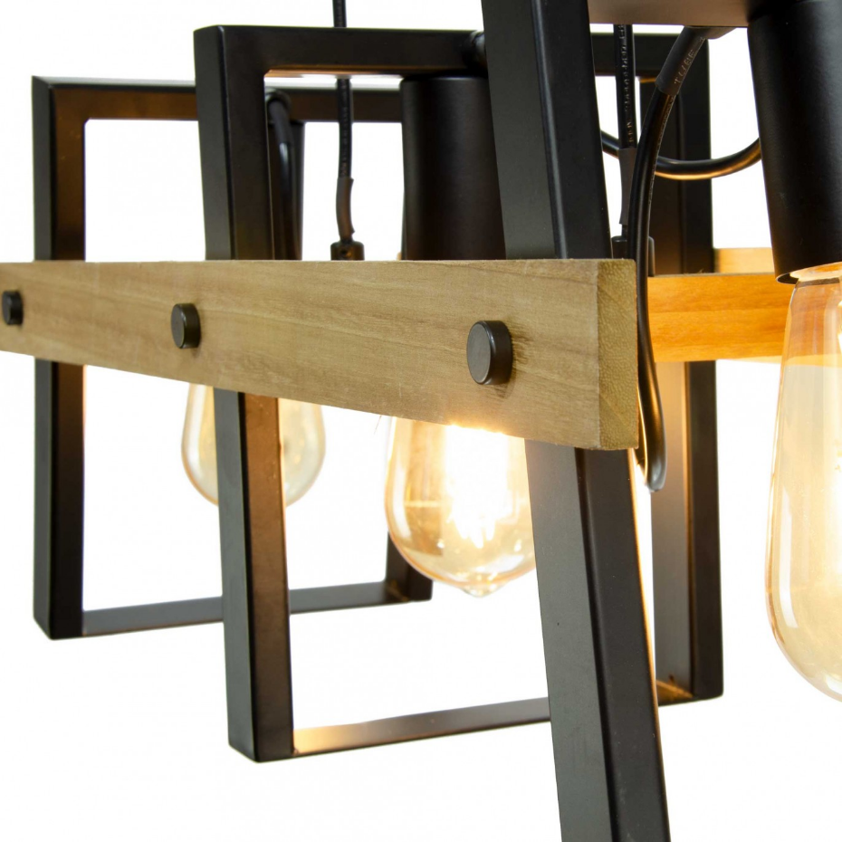Suspension en bois et métal, Nooli