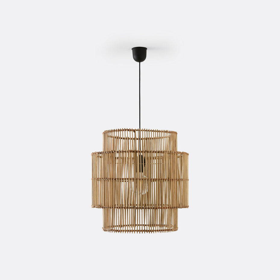 Suspension en bambou Ø46 cm, Haya