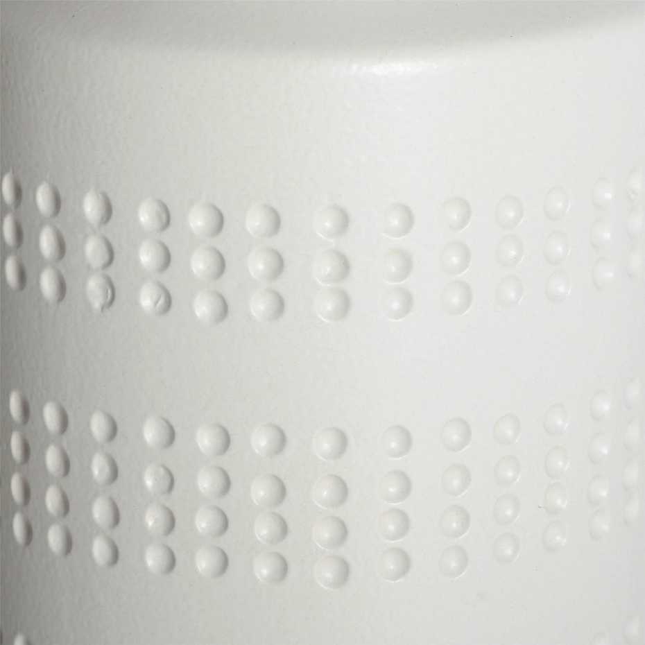 Lampadaire contemporain en céramique et polyester