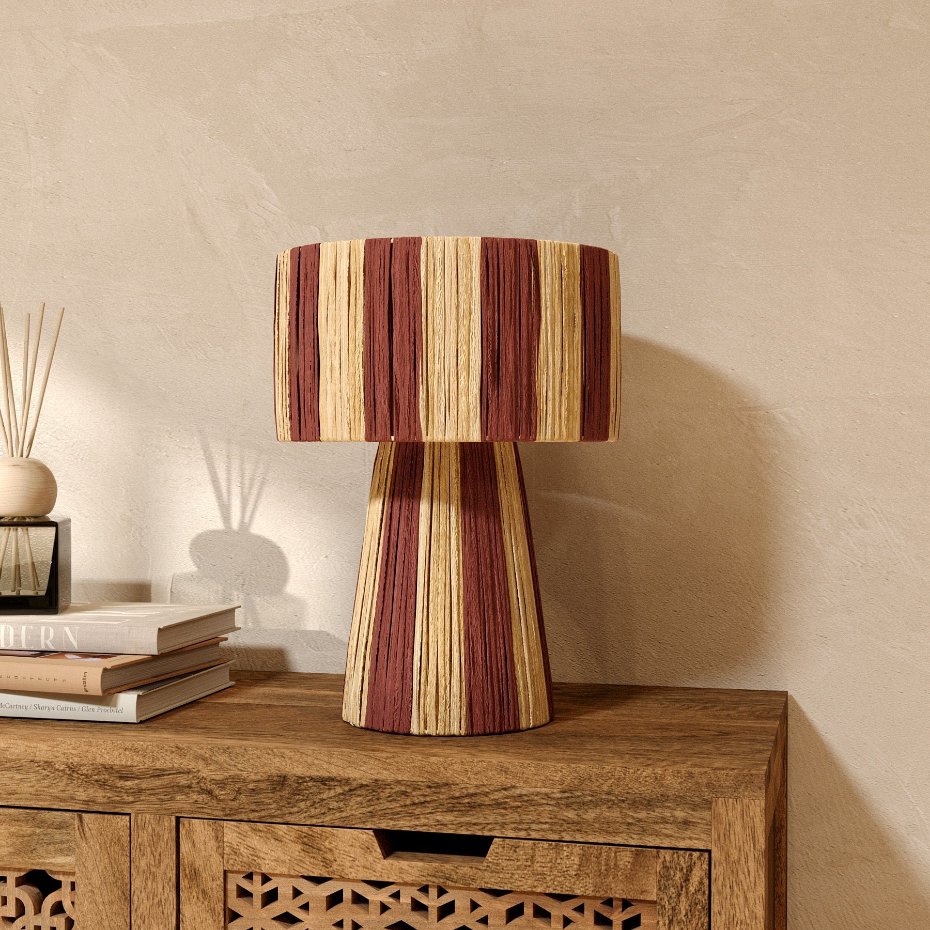 Lampe en feuille de palmier - SOLÉA