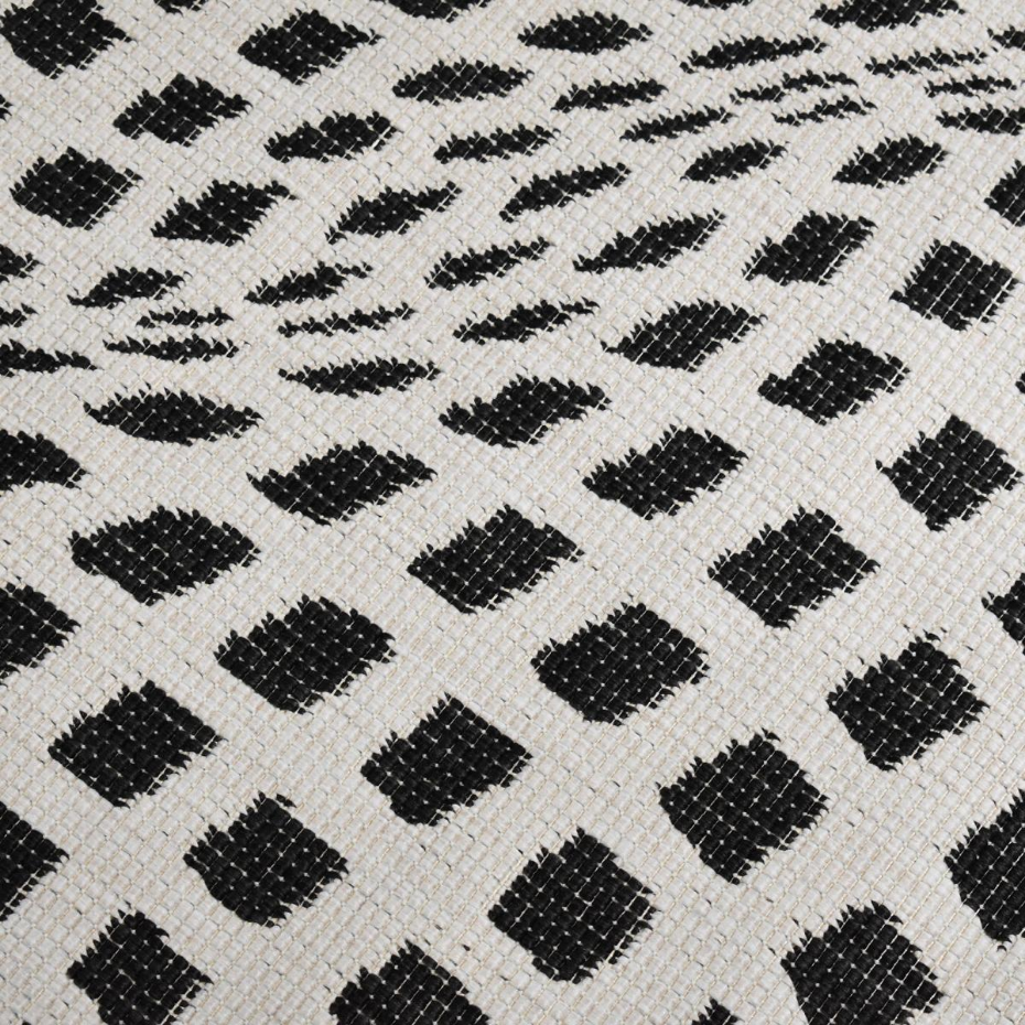 Tapis extérieur, kilim reversible LYN2 BK REVERSIBLE