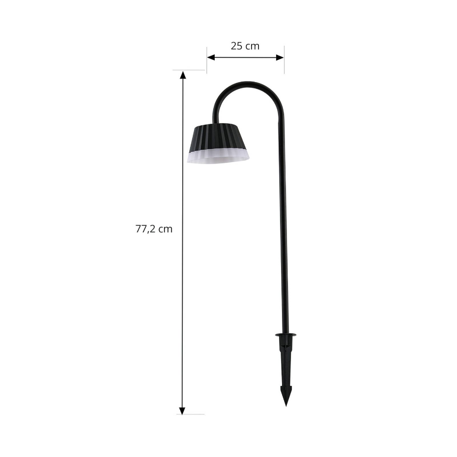 Lampe à planter en aluminium moderneLED