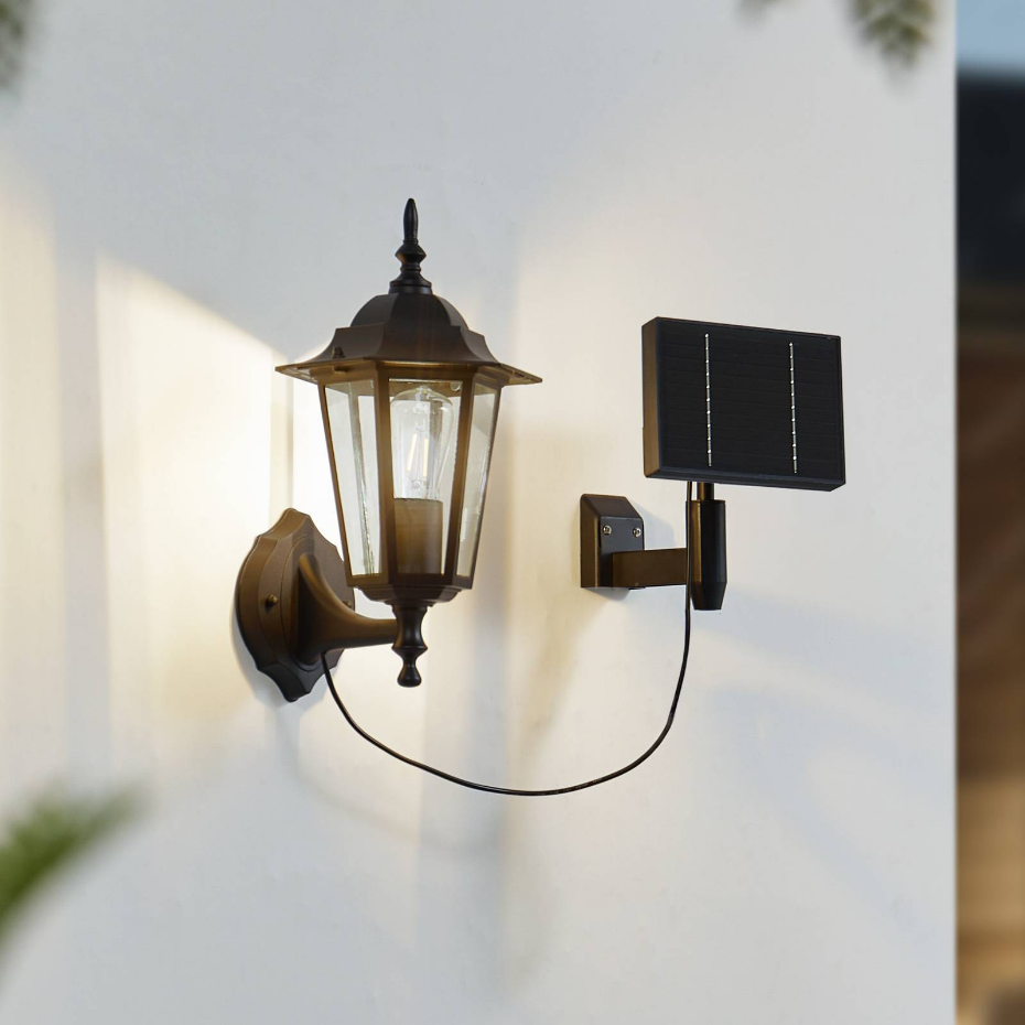 Lampe solaire extérieure en aluminiumLED