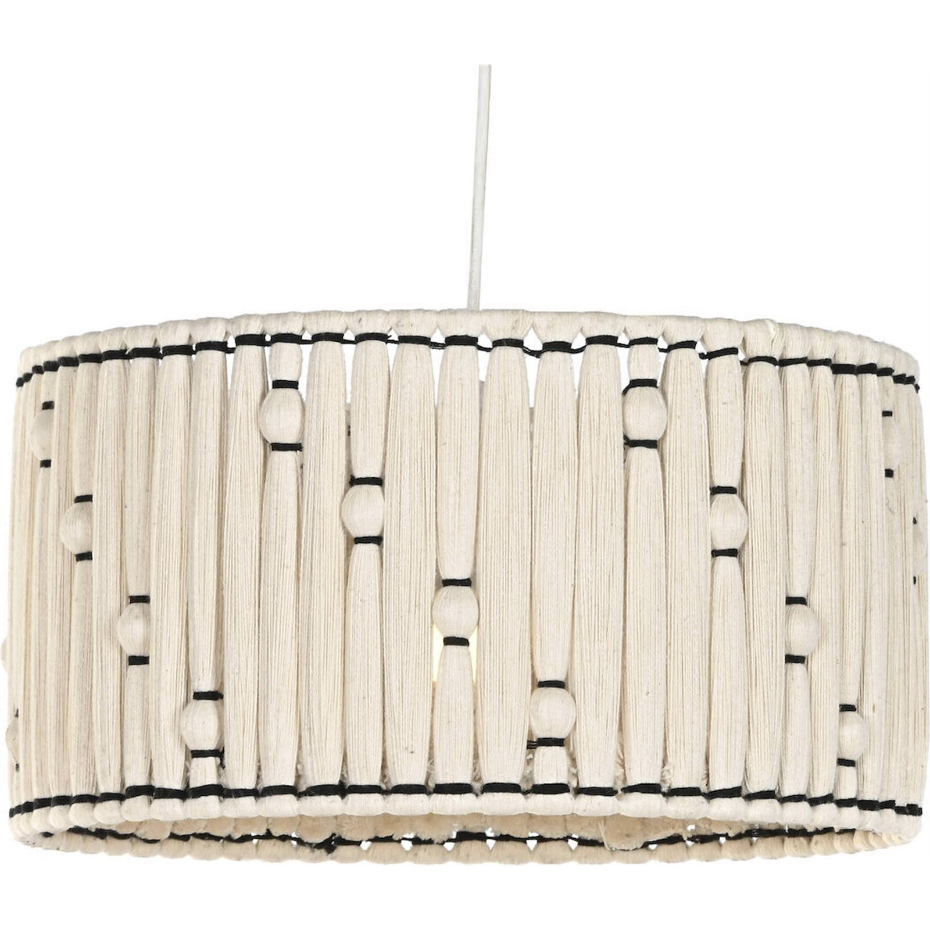 Suspension ronde en jute et coton Urban Vila3