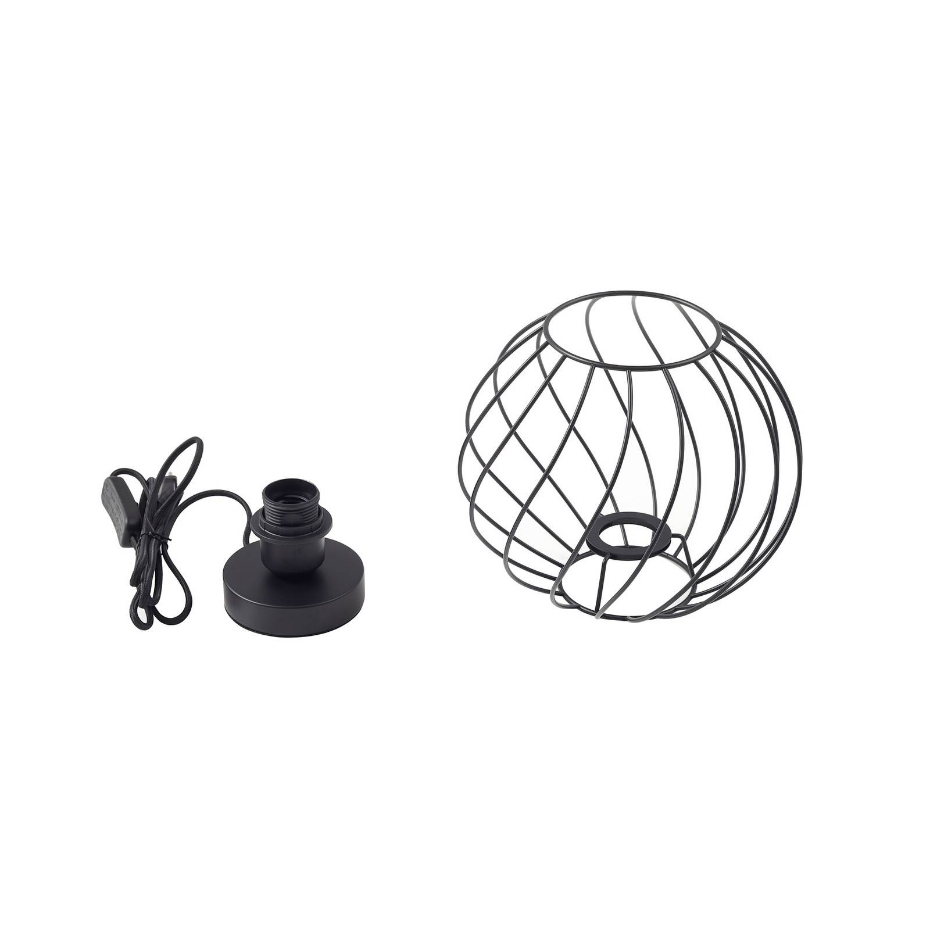 Lampe à poser en métal moderne, Danika