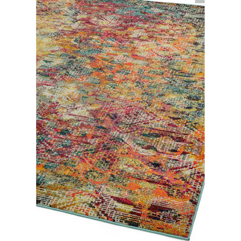 Tapis salon et chambre moderne tissé plat DIGITAL