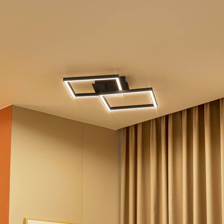 Plafonnier en métal moderneLED, Tjado