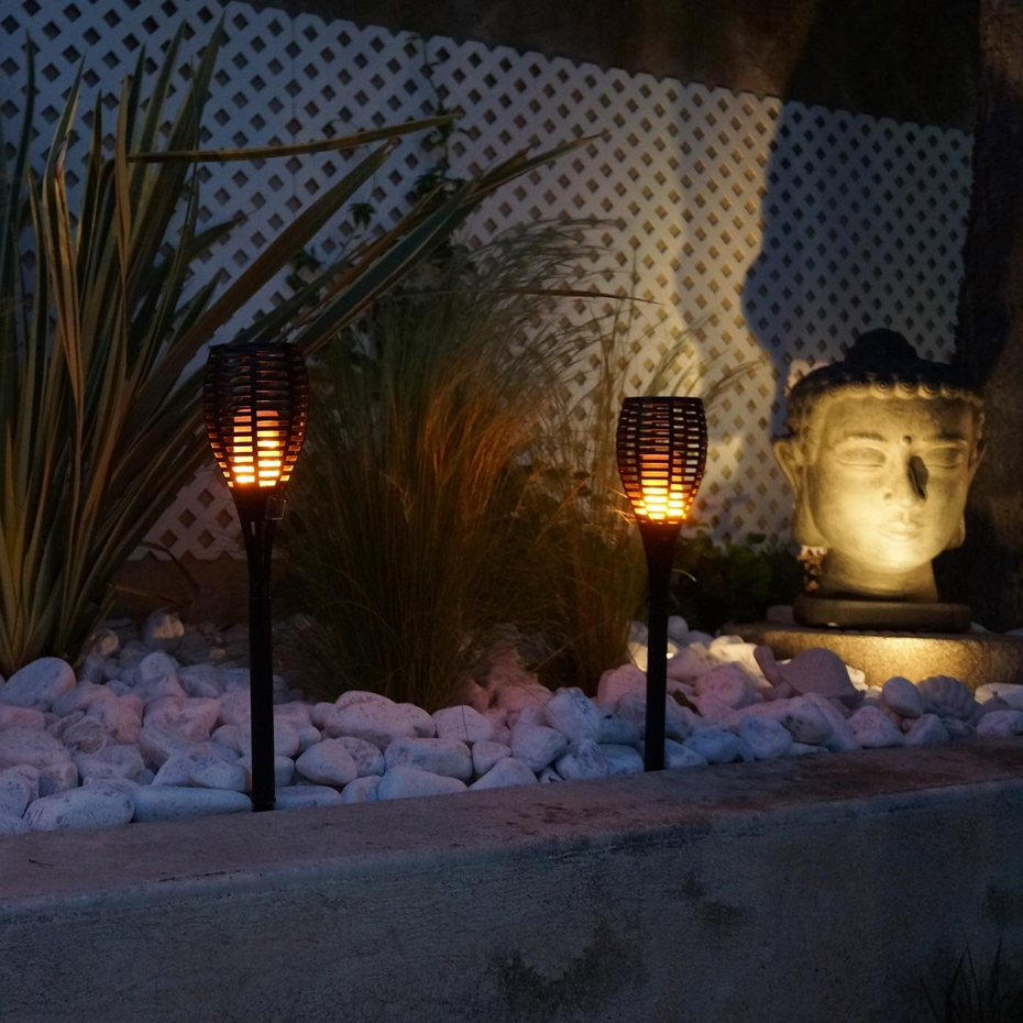 2 mini torches effet flamme MINI MAITY SUN H70cm