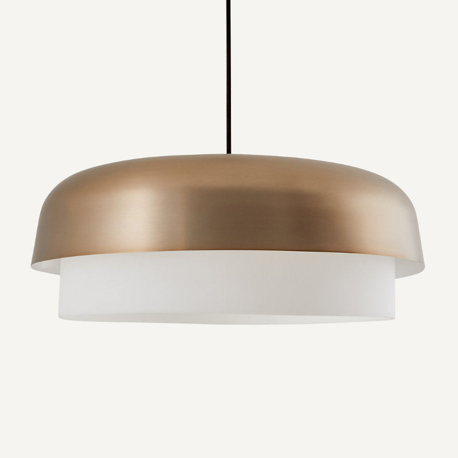 Suspension simple métal finition moka, Clepsos