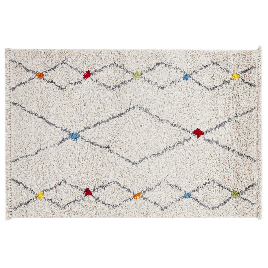Tapis rectangulaire à motifs losanges 200 x 300 cm LIO