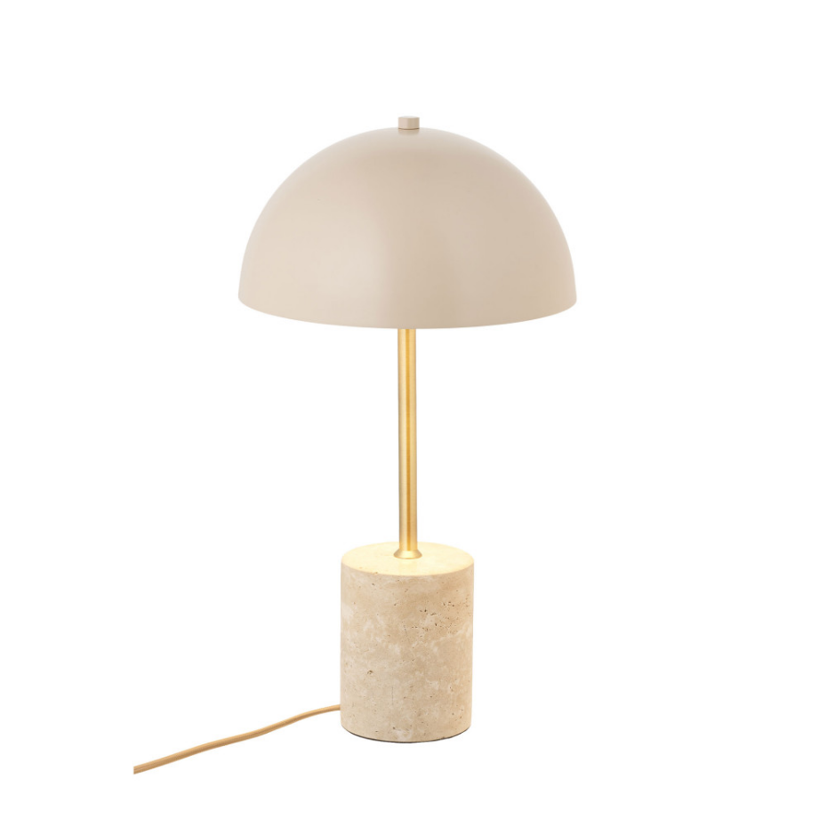 Lampe à poser en marbre et métal- SHEFFIELD