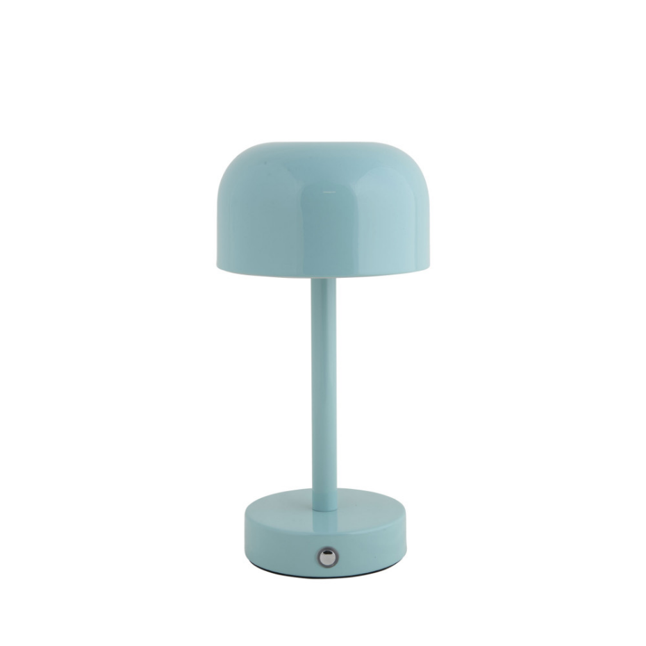 Lampe à poser en métal avec abat-jour cylindrique- JAMES