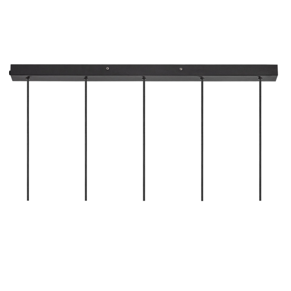Suspension Tilo 5-Spot  Métal Noir ,  H. 24,6 - IP20 - GU10 /  Nordlux Intérieur