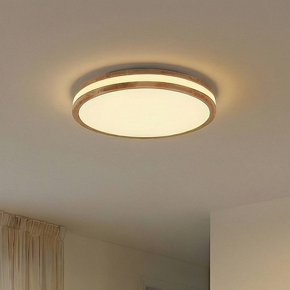 Plafonnier en bois moderneLED, Emiva