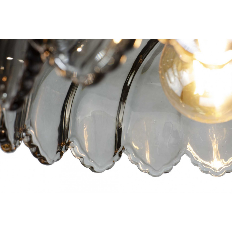 Suspension fleur en verre Ø26 cm, Pétale