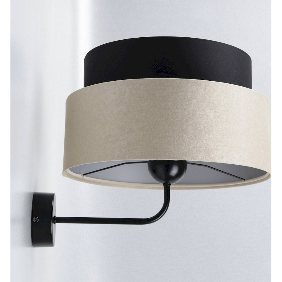 Applique murale ronde en PVC duo ellegant