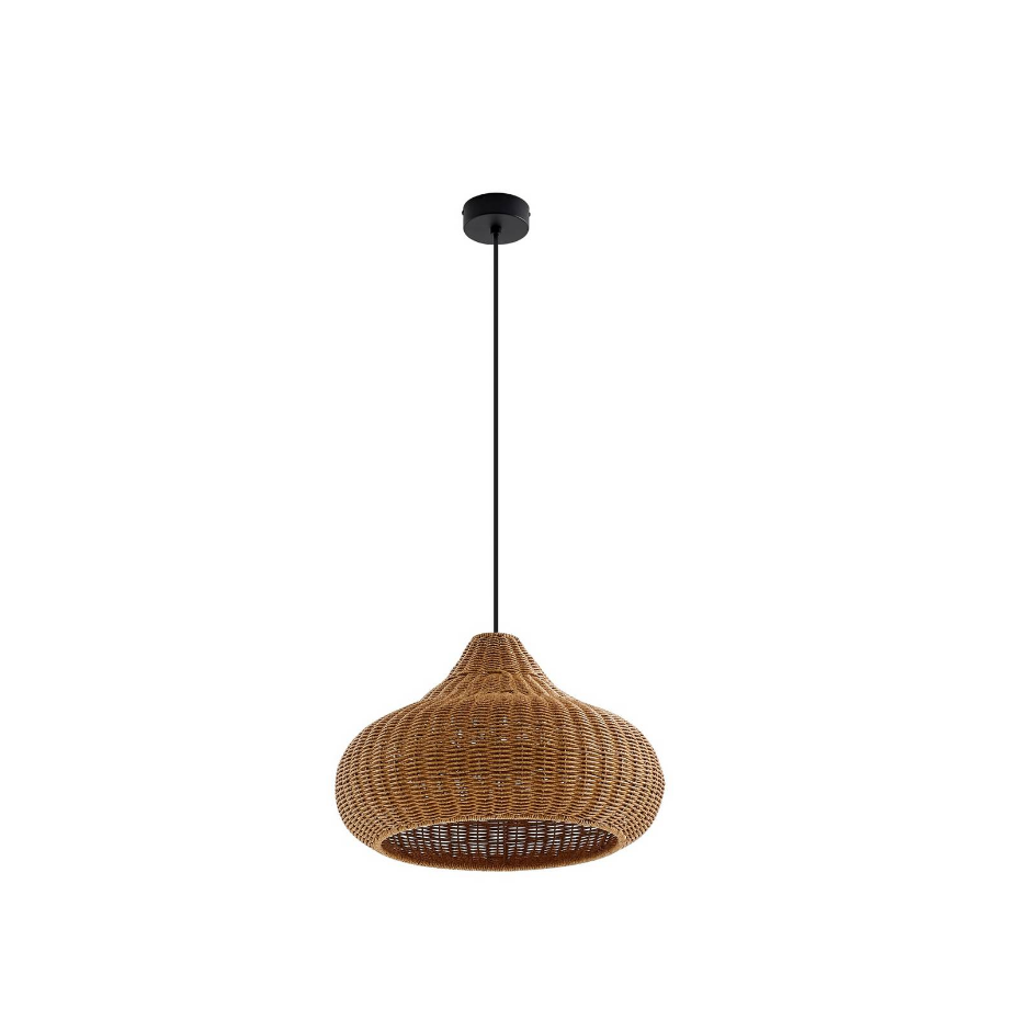 Luminaire extérieur en bois traditionnel