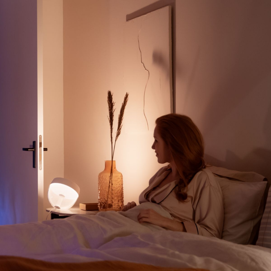 Lampe connectée HUE W&C Iris Blanc