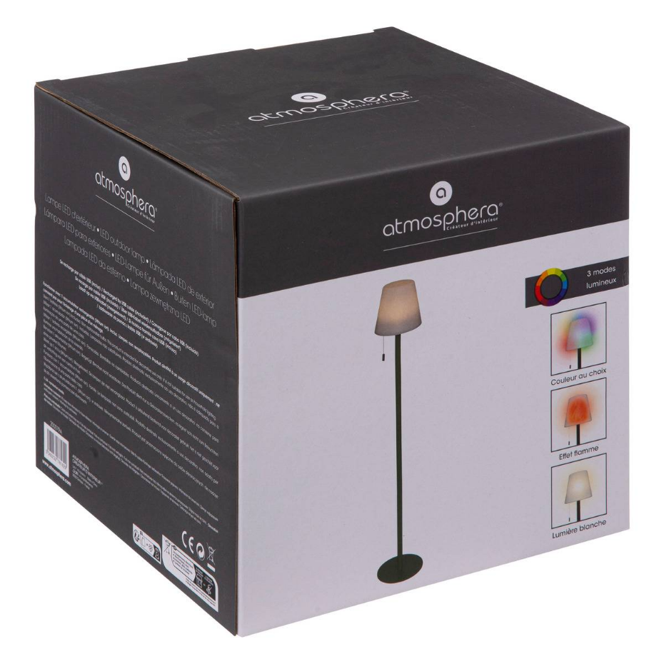 Lampadaire d'extérieur LED ZACK