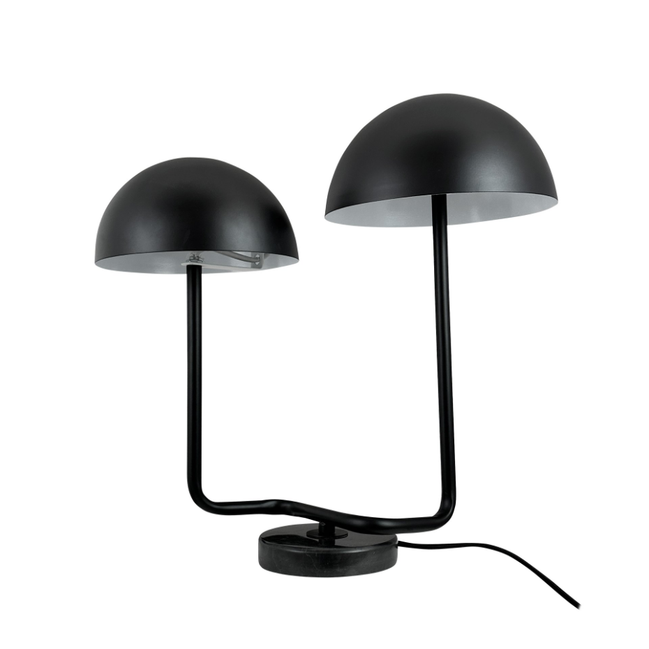 Lampe à poser en Métal Noir Cluster