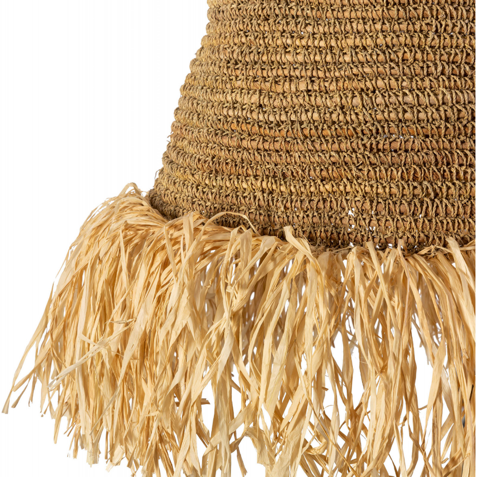 Suspension en sisal tressé