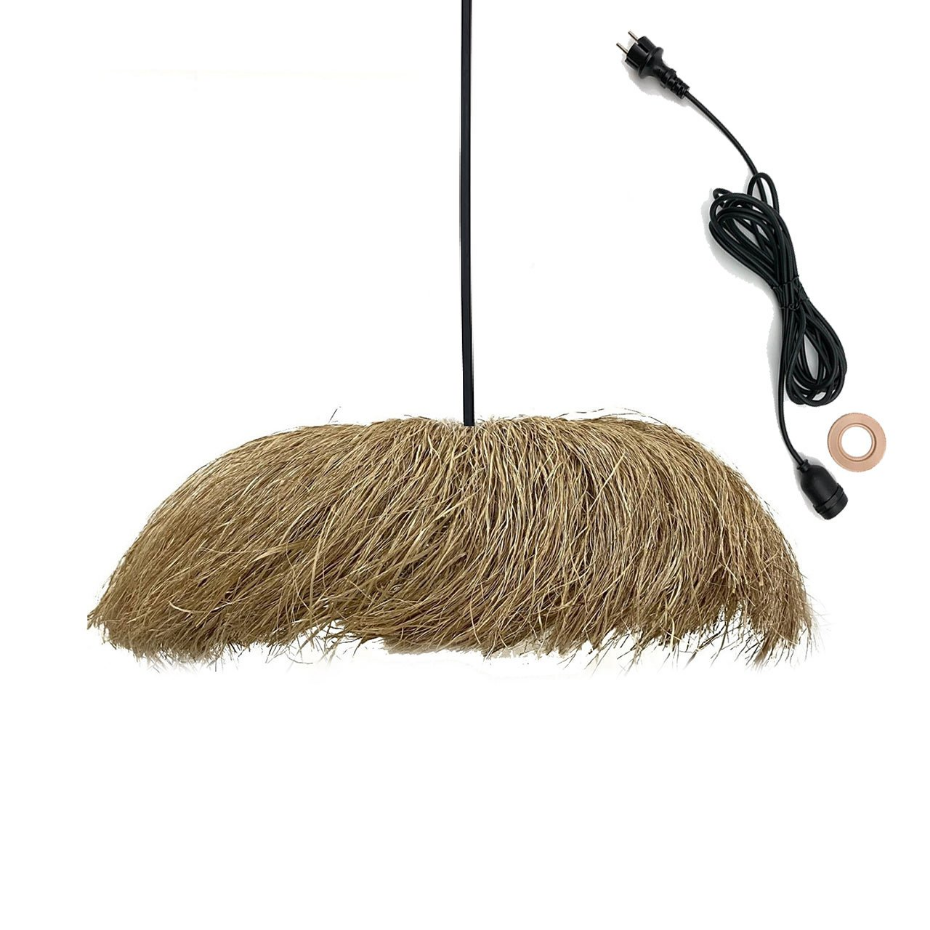 Suspension HAVANA Extérieure Herbe Marine et Jute D75cm