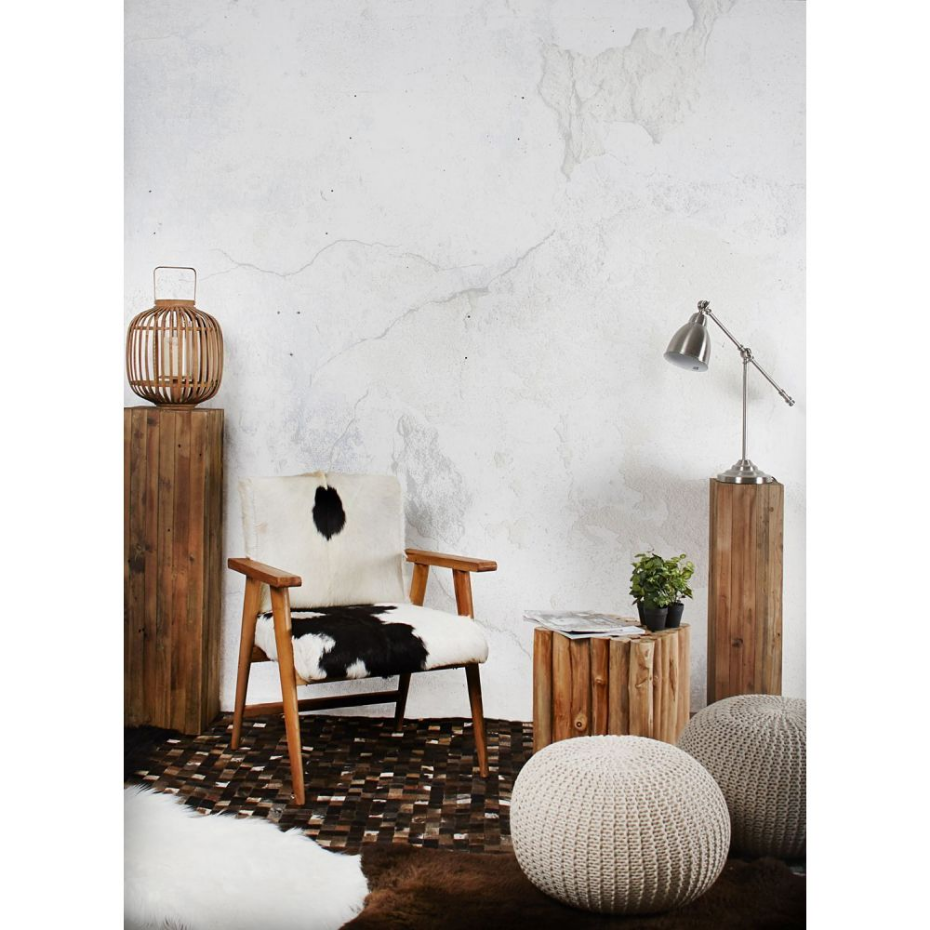 Lampe de bureau en acier brossé