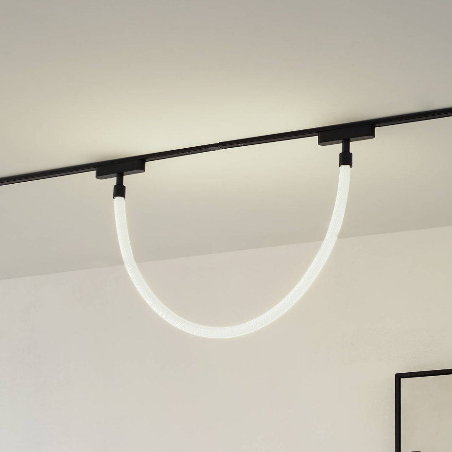 Plafonnier en textile moderneLED, Lumaro 48V