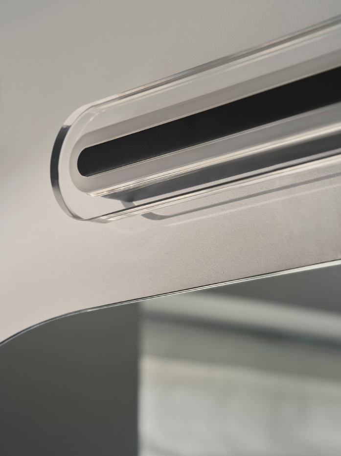 Applique murale Cavara PMMA Noir ,  H. 35 - IP44 - LEDModule /  Nordlux Intérieur