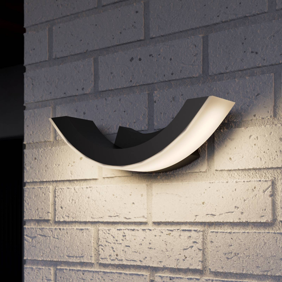 Applique extérieure en aluminium moderneLED