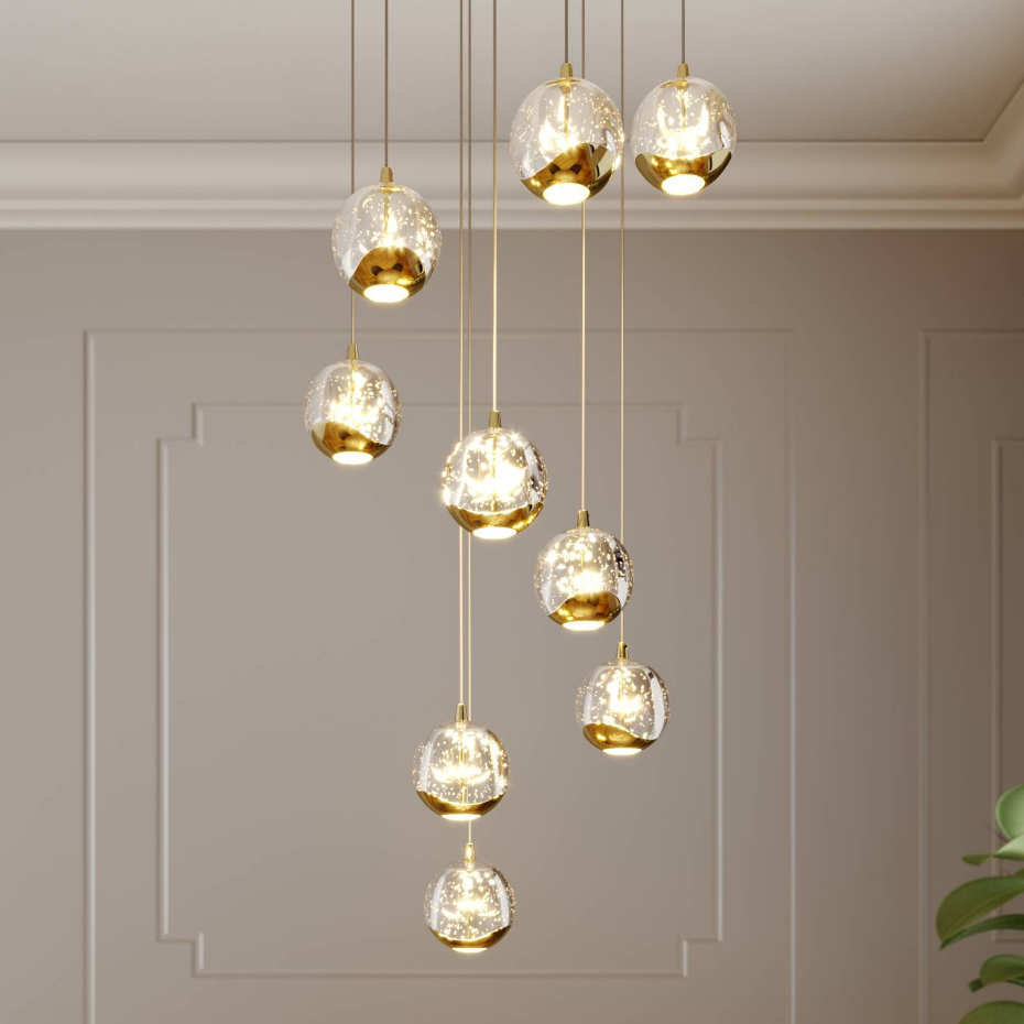 Suspension en verre designLED, Hayley