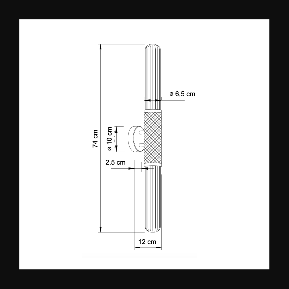 Applique longiligne avec double éclairage - HITA