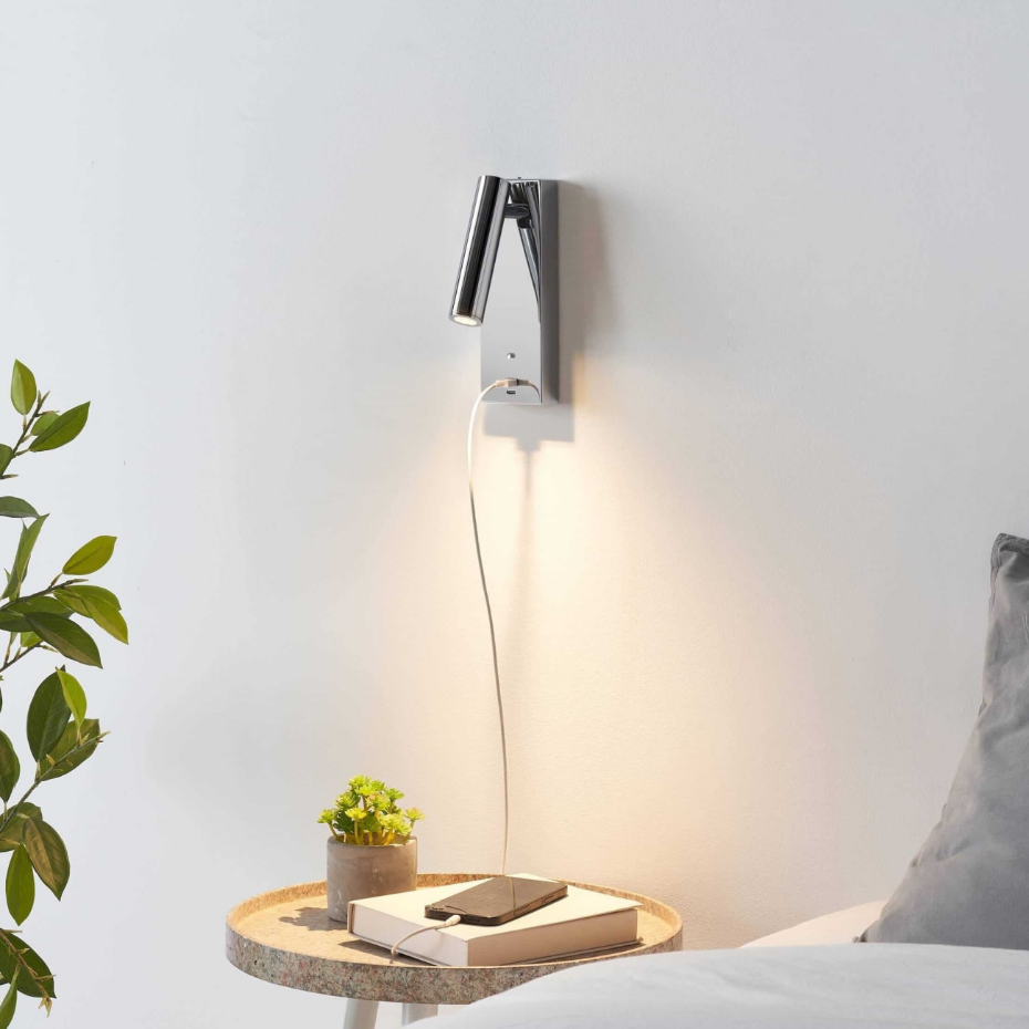 Applique liseuse avec ports USB - TOFINO