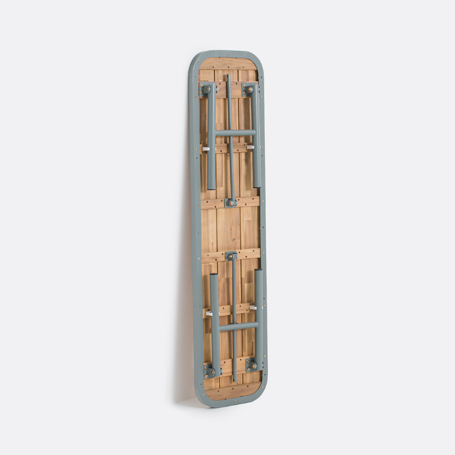 Banc de jardin, pliable, en acacia, HANSO