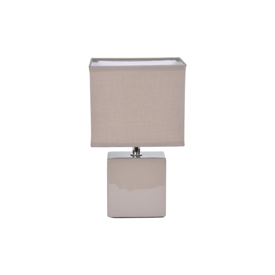 Lampe pied carre mat